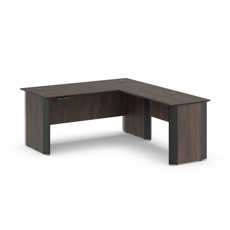 Allure Reversible Height Adjustable L-Shaped Standing Desk - 66